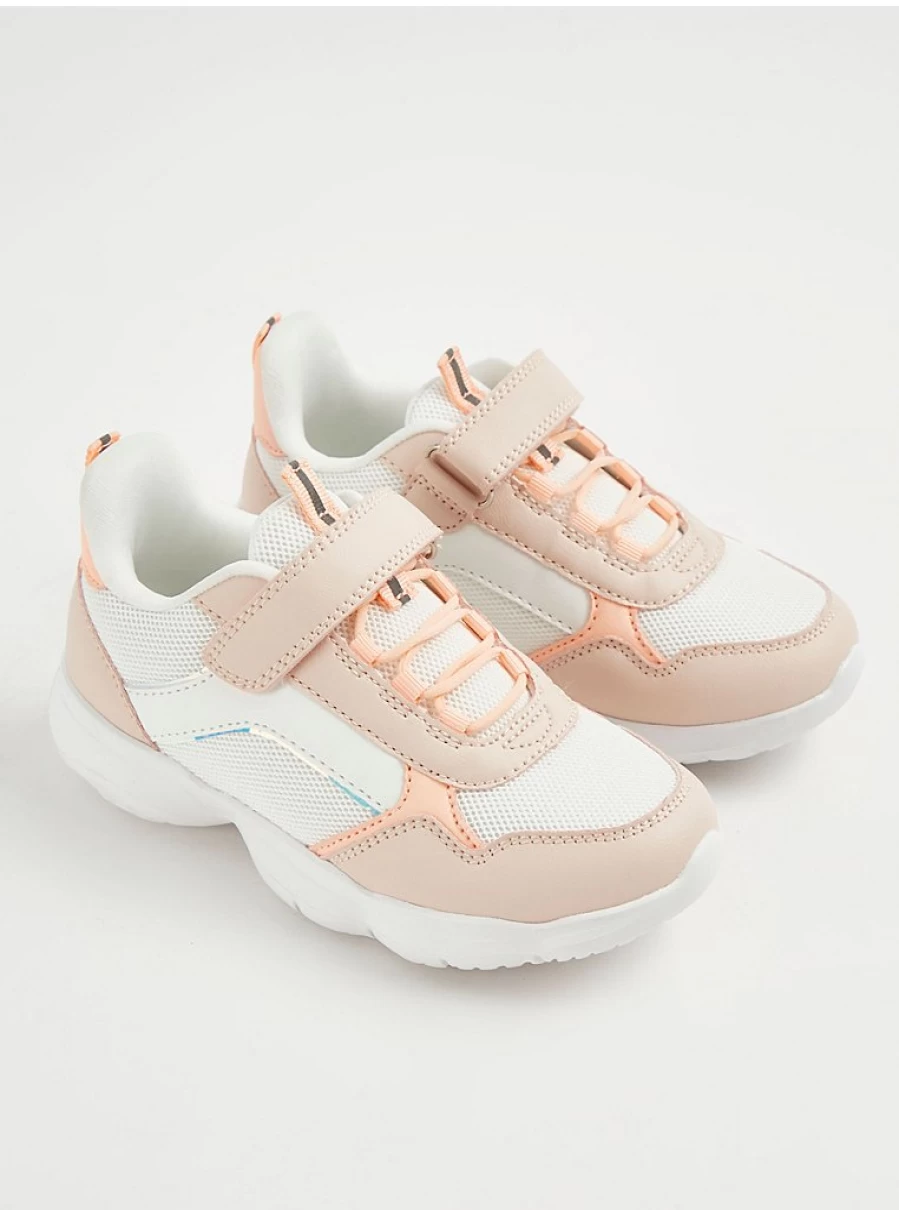 Kids' Pink Iridescent Mesh Trainers | Lightweight & Comfortable | George at Asda