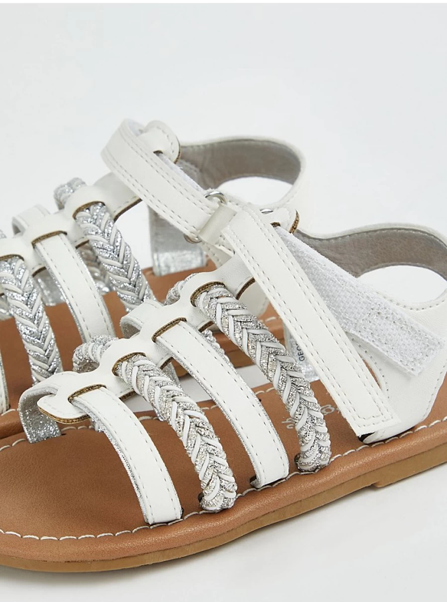 Girls' White Plaited Gladiator Sandals | George at Asda | Kids' Summer Footwear Reviews