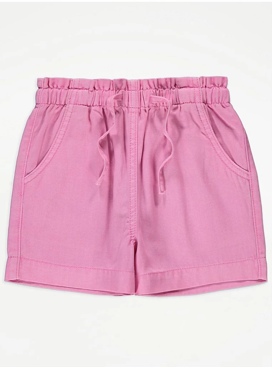 "George at Asda Girls' Pink High Waisted Shorts – Comfort & Style Review"