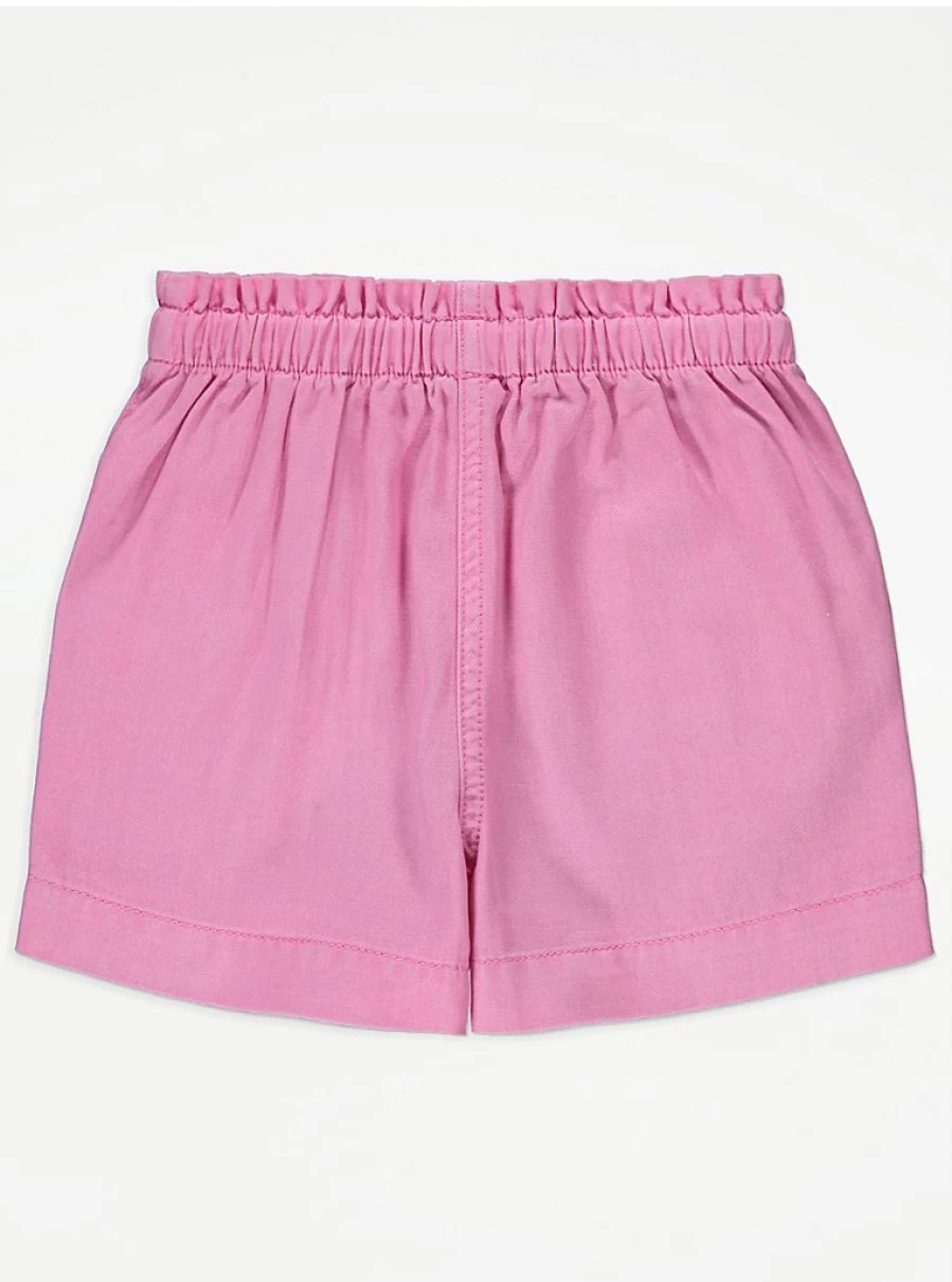 "George at Asda Girls' Pink High Waisted Shorts – Comfort & Style Review"