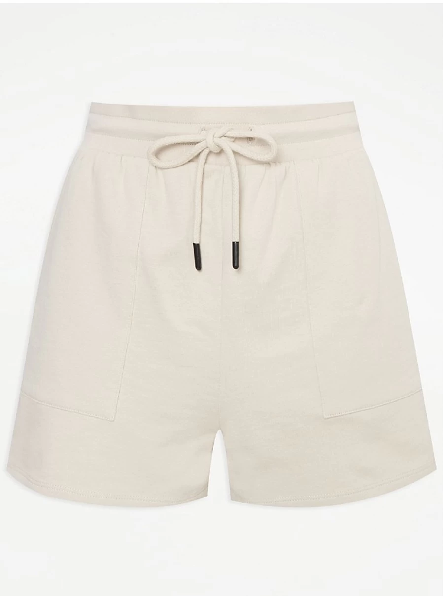 "George at Asda Women's Cream Sweat Shorts | Comfortable & Stylish Review"