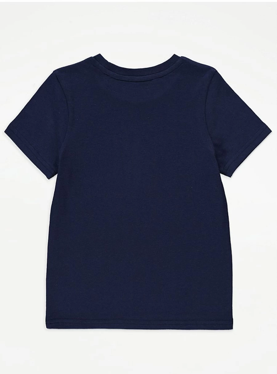 Marvel Superhero Graphic T-Shirt for Boys - Navy Blue Kids Tee | George at Asda