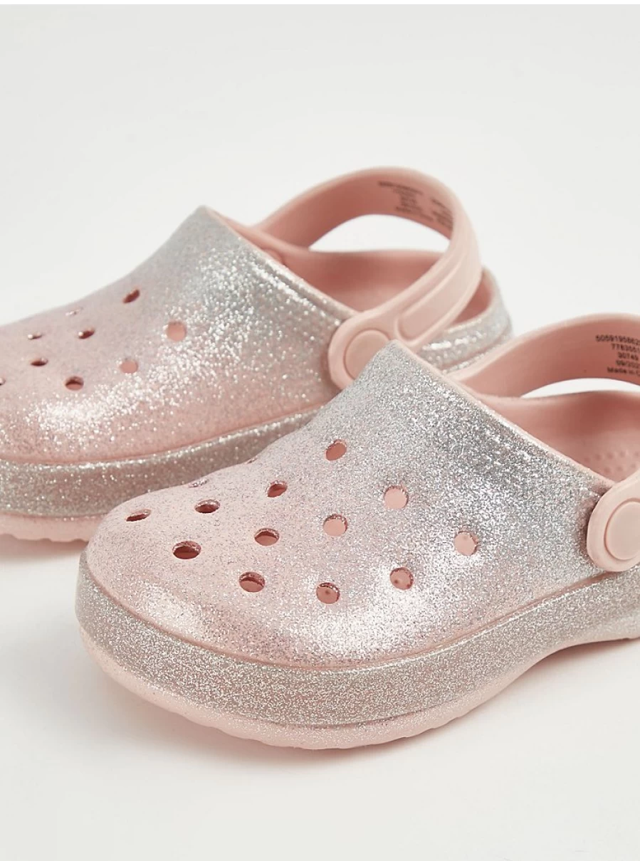 Pink Glitter Clogs for Girls | George at Asda Kids' Shoes Review