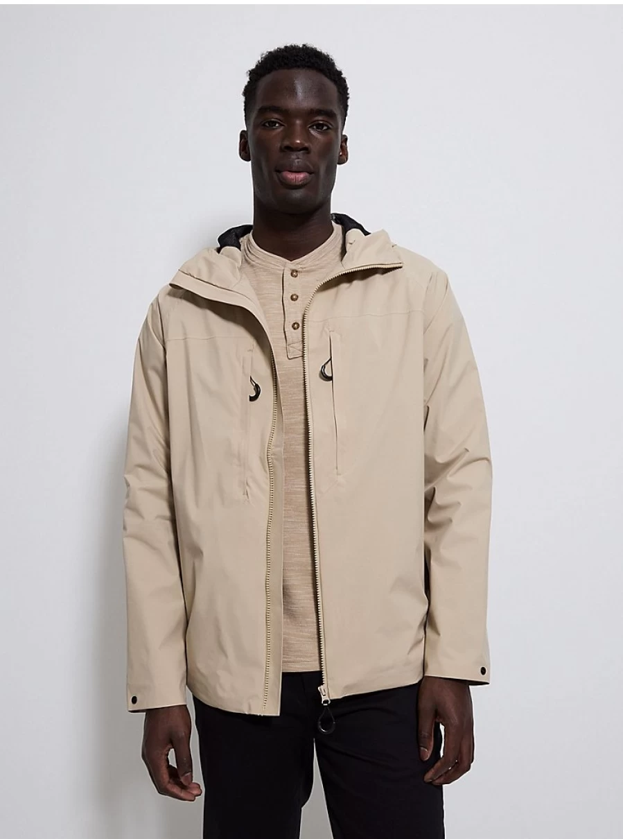 Men's George at Asda Stone Lightweight Waterproof Hooded Jacket Review