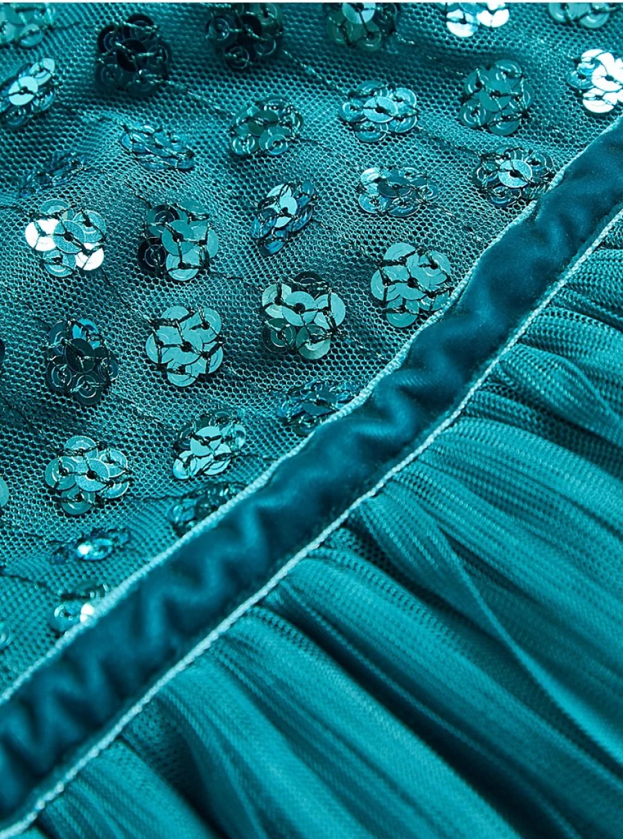 "George at Asda Girls' Teal Floral Sequin Pleated Dress – Reviews & Buying Guide"