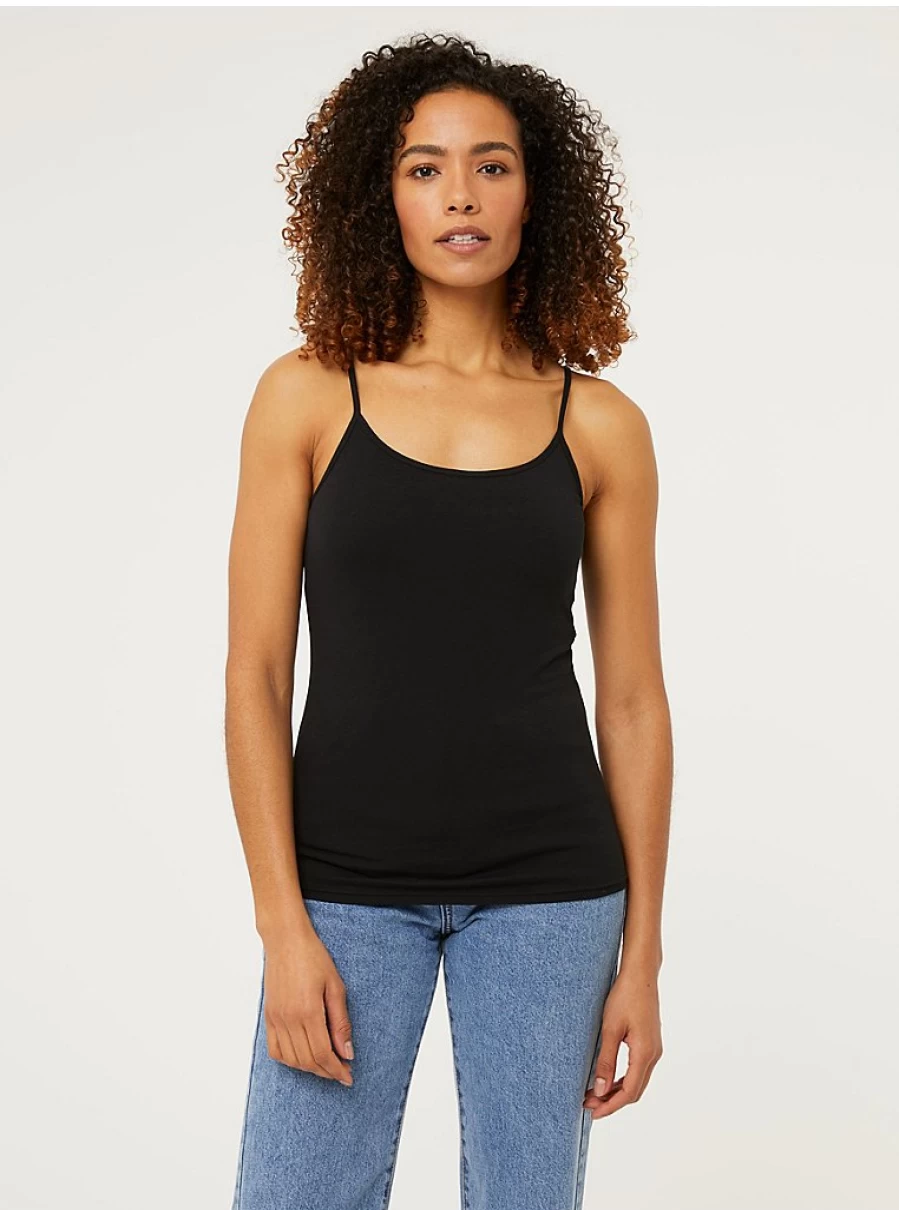 "George at Asda Women's Basic Fitted Cami Top | Comfortable & Stylish Review"