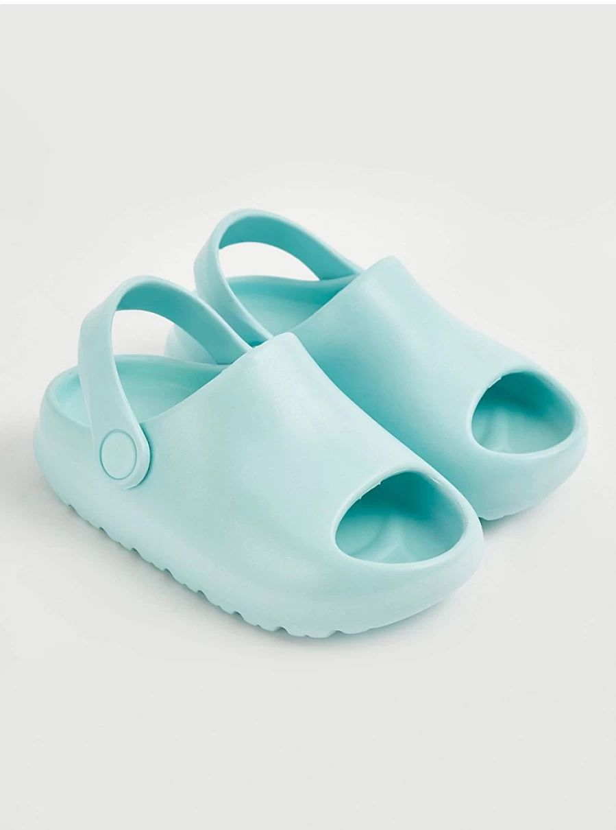 "George at Asda Girls' Aqua Back Strap Chunky Sliders | Kids' Comfort Sandals Reviews"