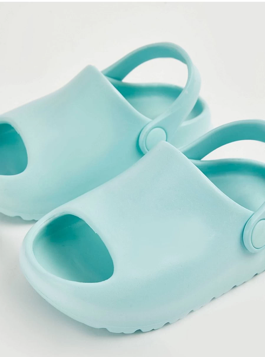 "George at Asda Girls' Aqua Back Strap Chunky Sliders | Kids' Comfort Sandals Reviews"