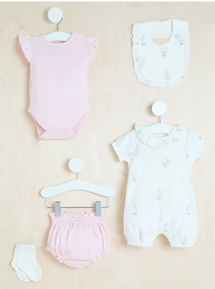 "George at Asda Baby Floral Frill 5-Piece Set – Billie Faiers Collection Review"