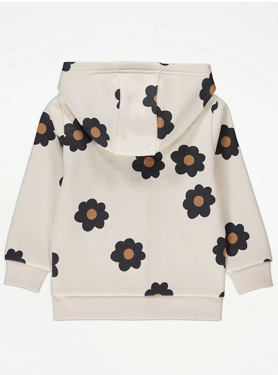 "George at Asda Kids Cream Floral Zip-Up Hoodie – Reviews & Features"