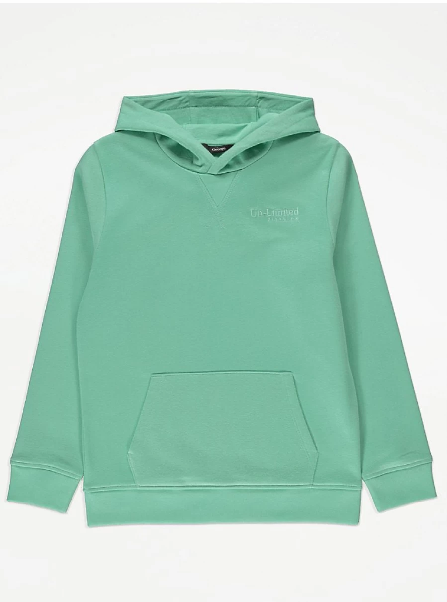 George at Asda Boys' Green Unlimited Division Hoodie - Kids' Pullover Review