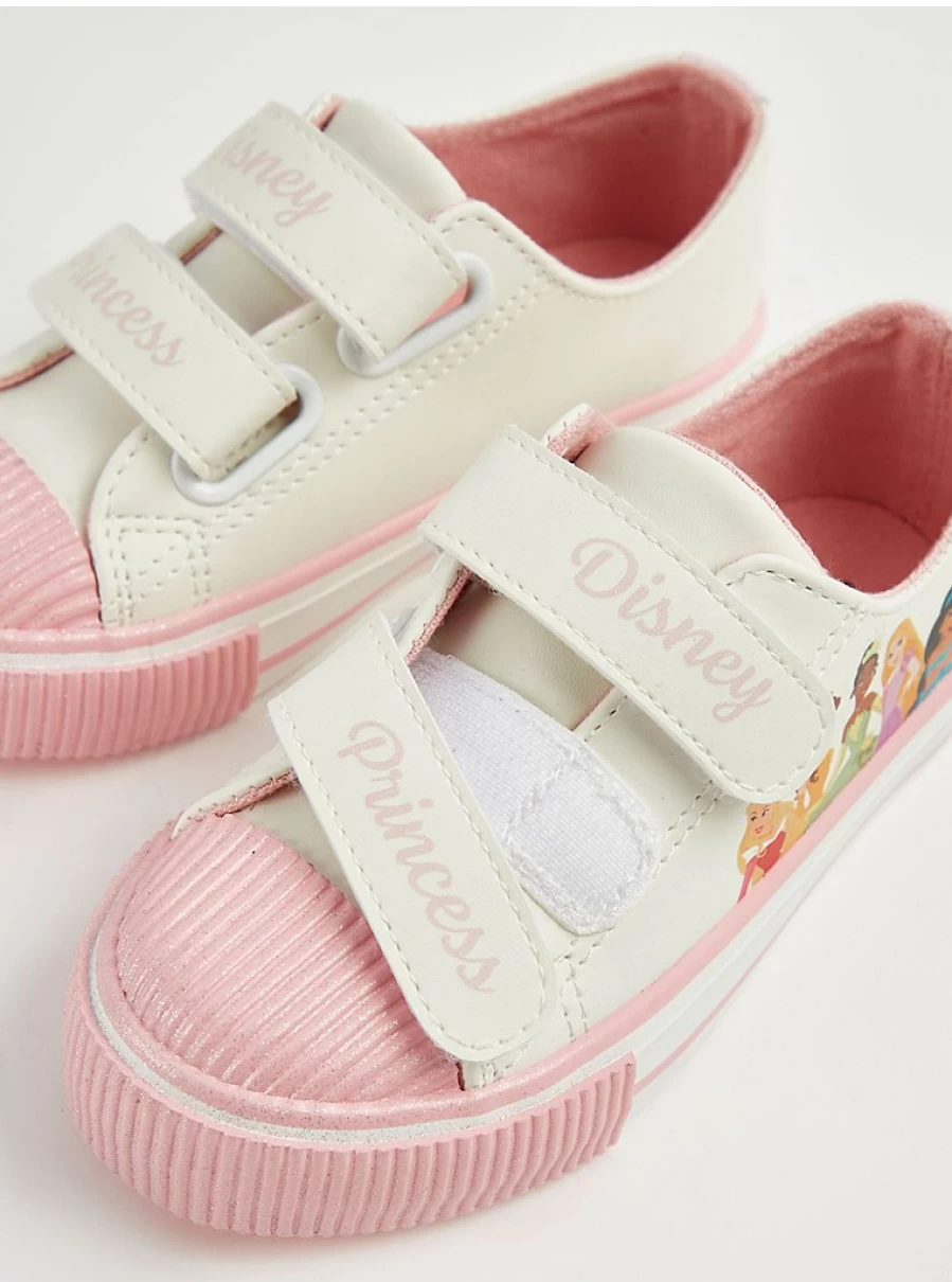 Disney Princess Shimmer Trainers for Girls | Double Strap Sneakers | George at Asda