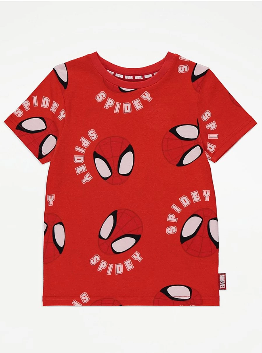 Boys' Marvel Spider-Man Red Short Sleeve T-Shirt | George at Asda | Kids Superhero Tee