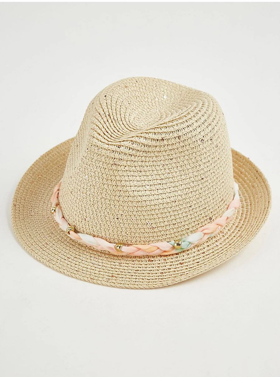 Sparkly Sequin Trilby Hat for Girls | George at Asda | Kids' Fashion Accessory