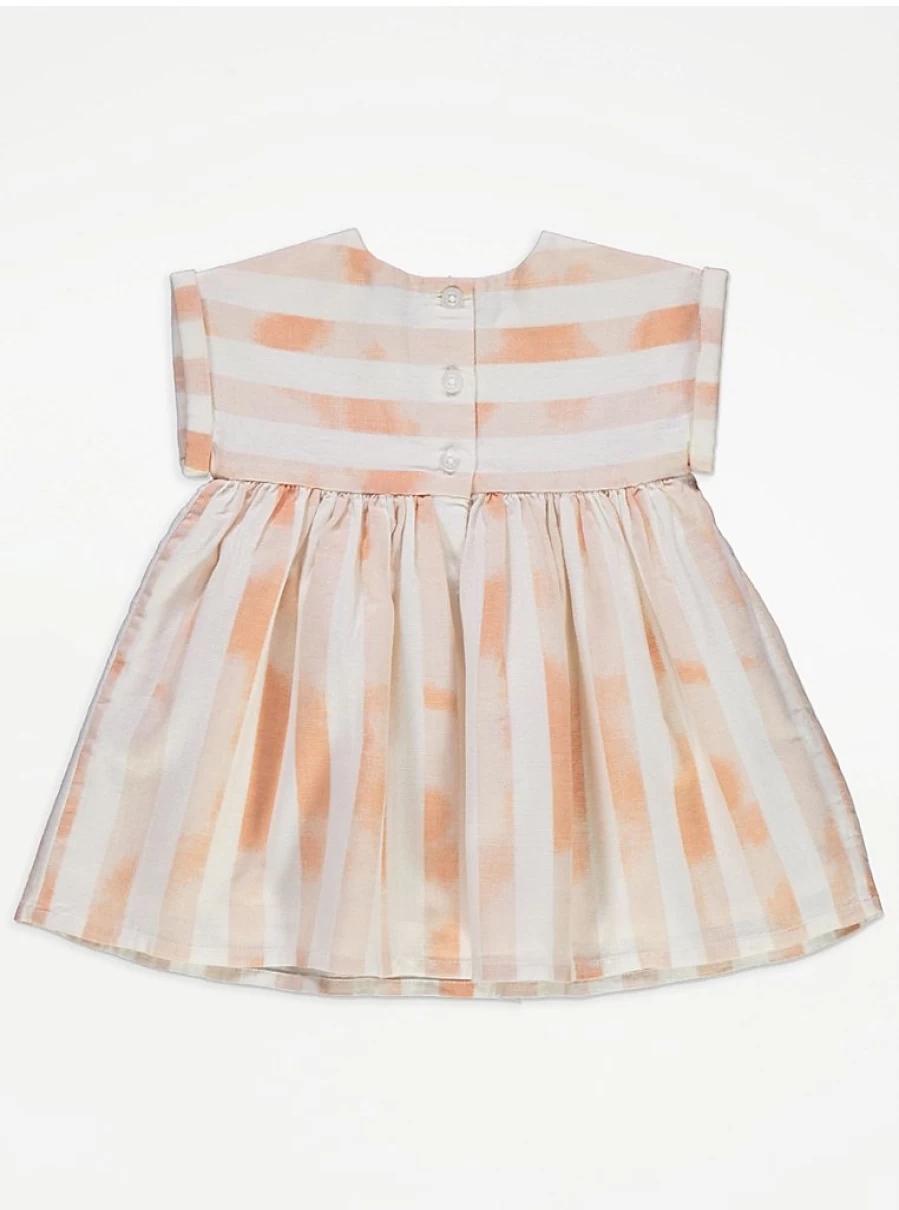 "George at Asda Baby Girls' Peach Striped Short Sleeve Dress – Reviews & Buying Guide"