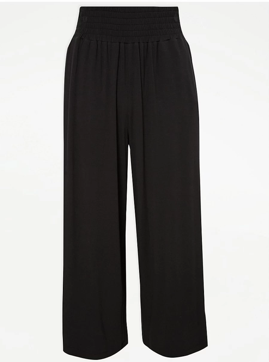 "George at Asda Women's Black Jersey Culottes – Comfortable & Stylish Review"