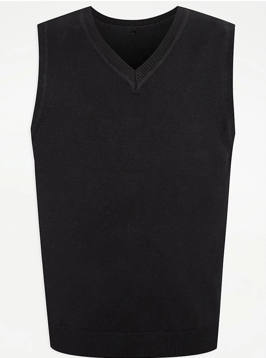 "George at Asda Black V-Neck Tank Top for School | Comfortable & Stylish Review"