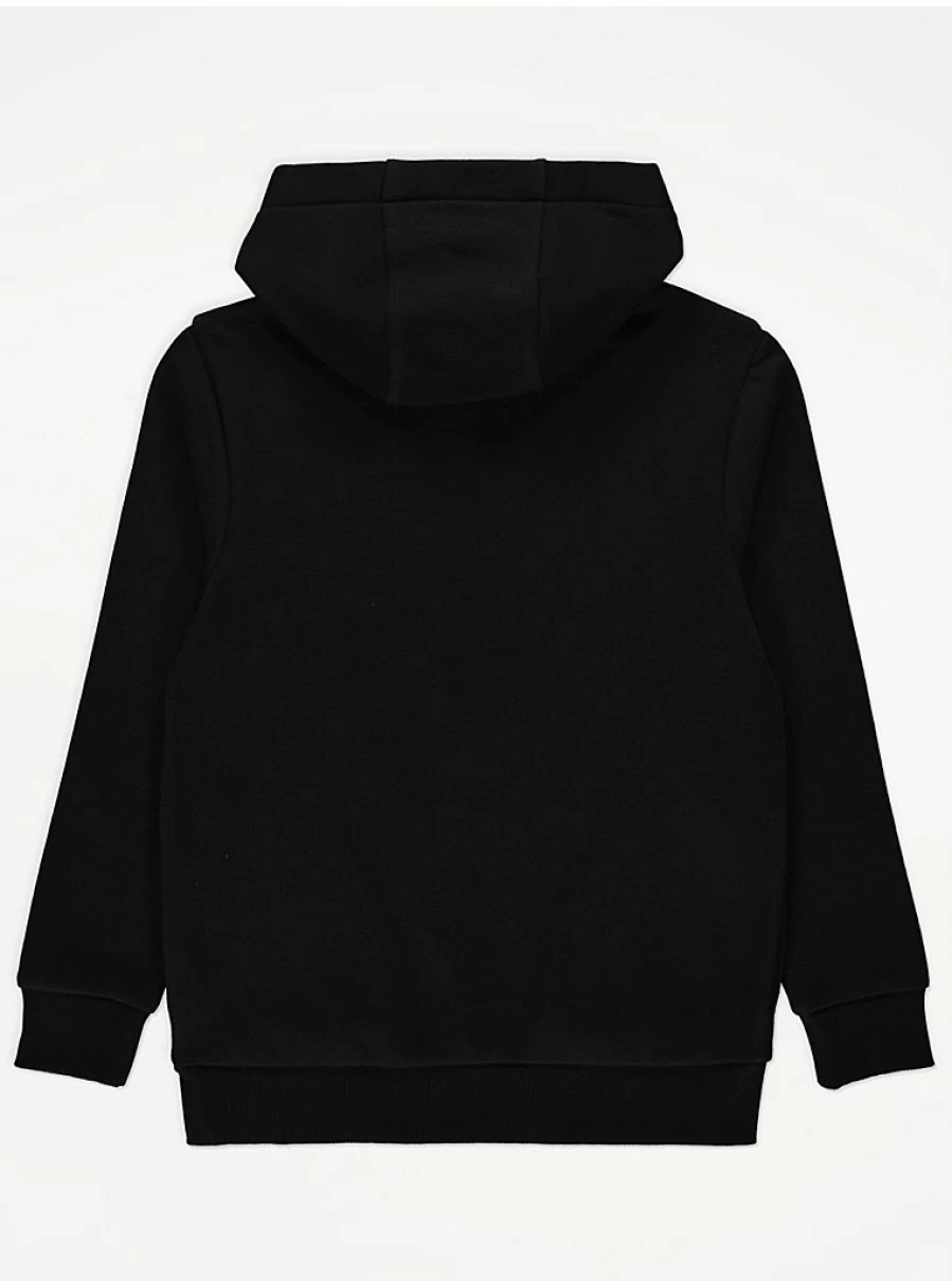 "George at Asda Boys' Pokemon Pikachu Electric Black Hoodie – Kids' Casual Pullover"