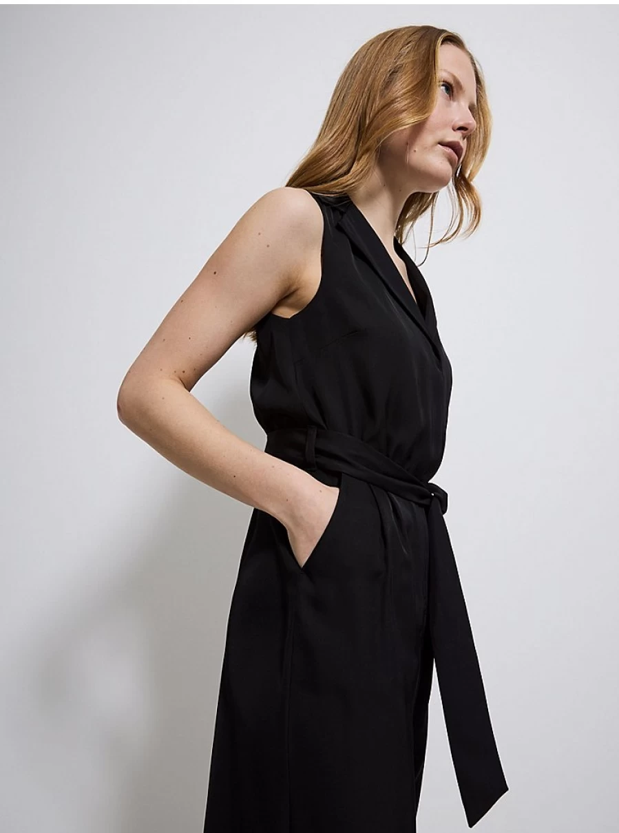 "George at Asda Women's Black Tailored Sleeveless Jumpsuit – Stylish & Comfortable Outfit"