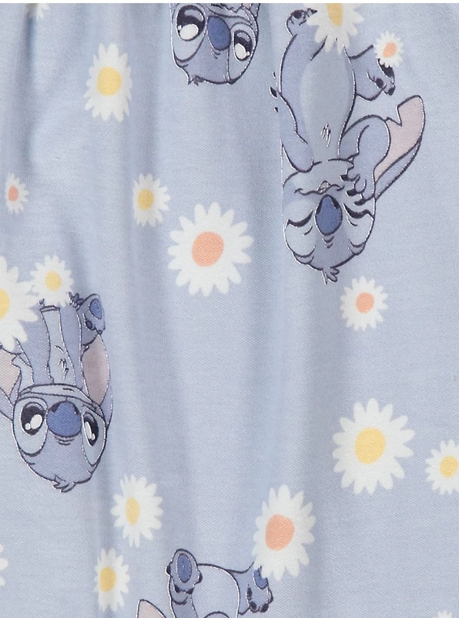Disney Lilo & Stitch Baby Girls' 2-Pack Frill Daisy Rompers | George at Asda