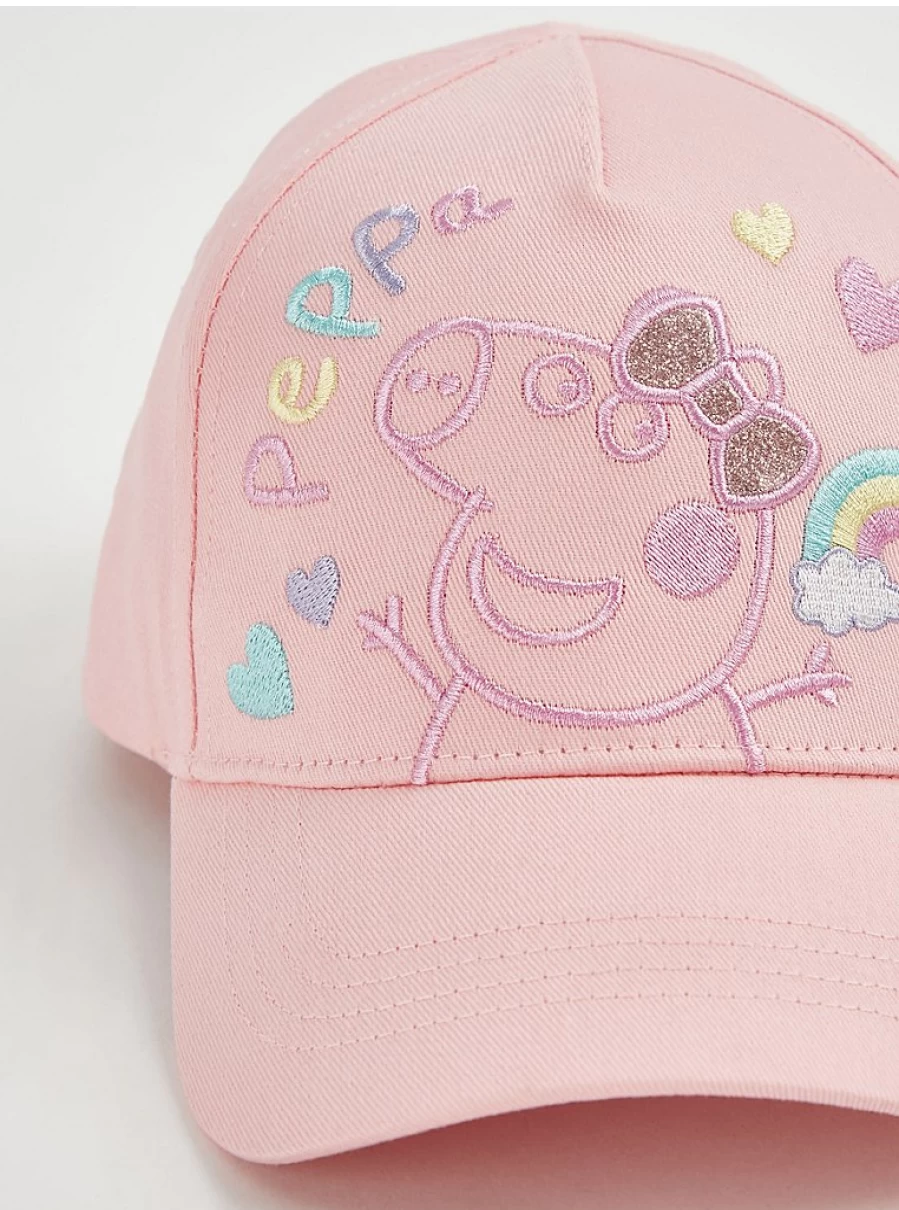 Peppa Pig Pink Cap for Girls | George at Asda Kids Character Hat