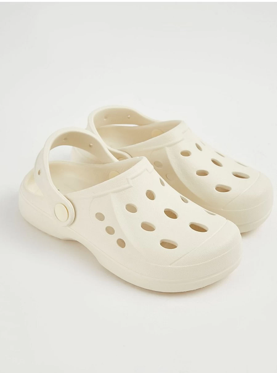 "George at Asda Girls' Cream Clogs | Comfortable Kids' Clogs Review"