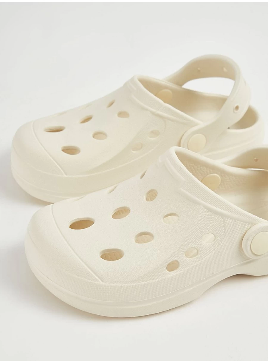 "George at Asda Girls' Cream Clogs | Comfortable Kids' Clogs Review"