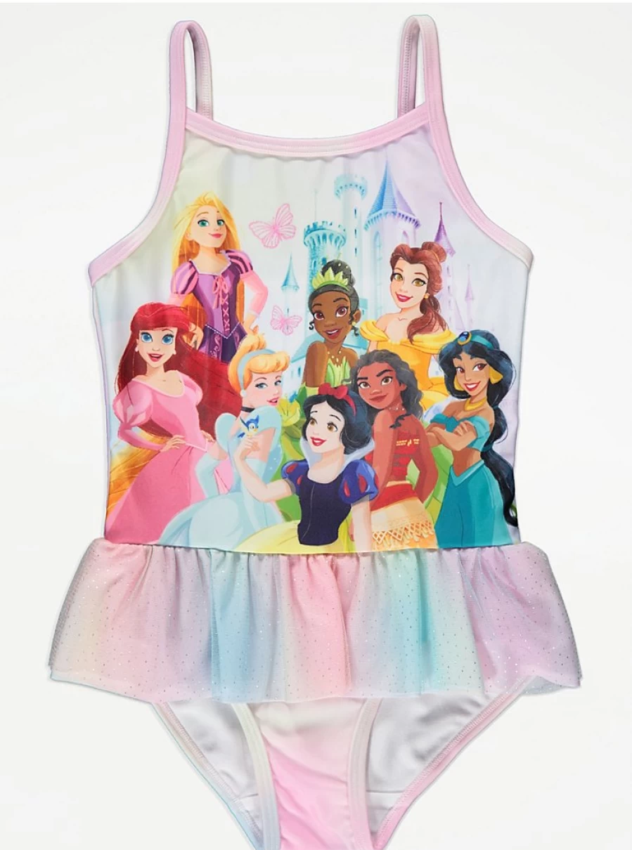 Disney Princess Tutu Swimsuit for Girls | George at Asda | Kids' Swimwear Reviews