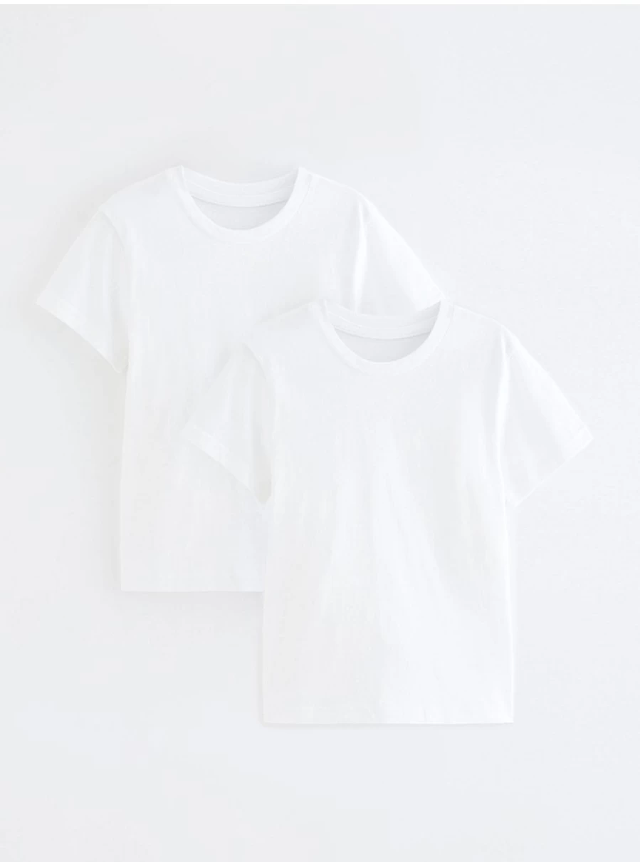 2 Pack Crew Neck School T-Shirts | George at Asda | Comfortable Uniform Essentials