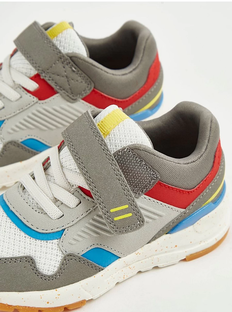 "George at Asda Boys' Splatter Sole Colour Block Trainers – Kids' Sneakers Review"