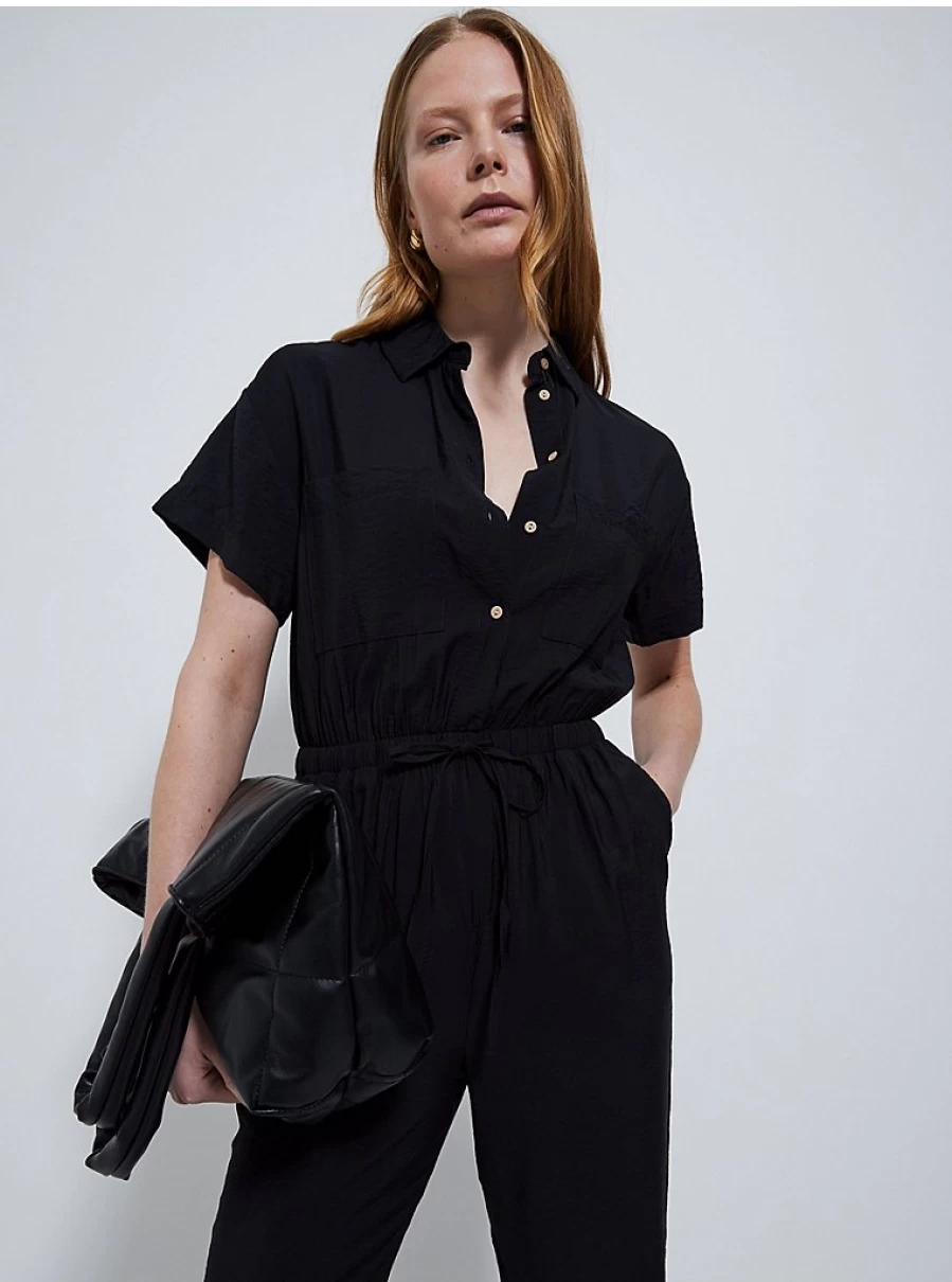 "George at Asda Women's Black Lightweight Jumpsuit – Comfortable & Stylish Review"