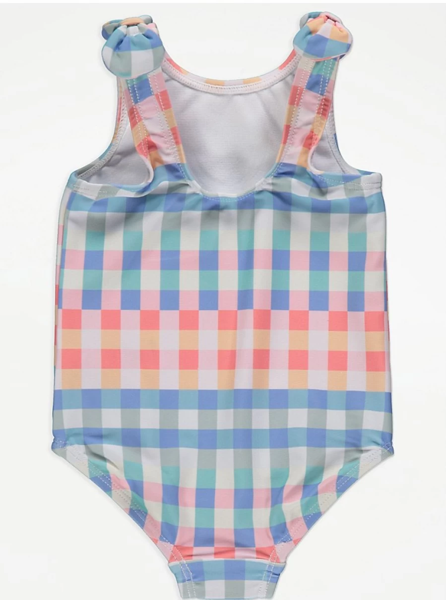"George at Asda Baby Bright Gingham Swimsuit – Reviews & Features"