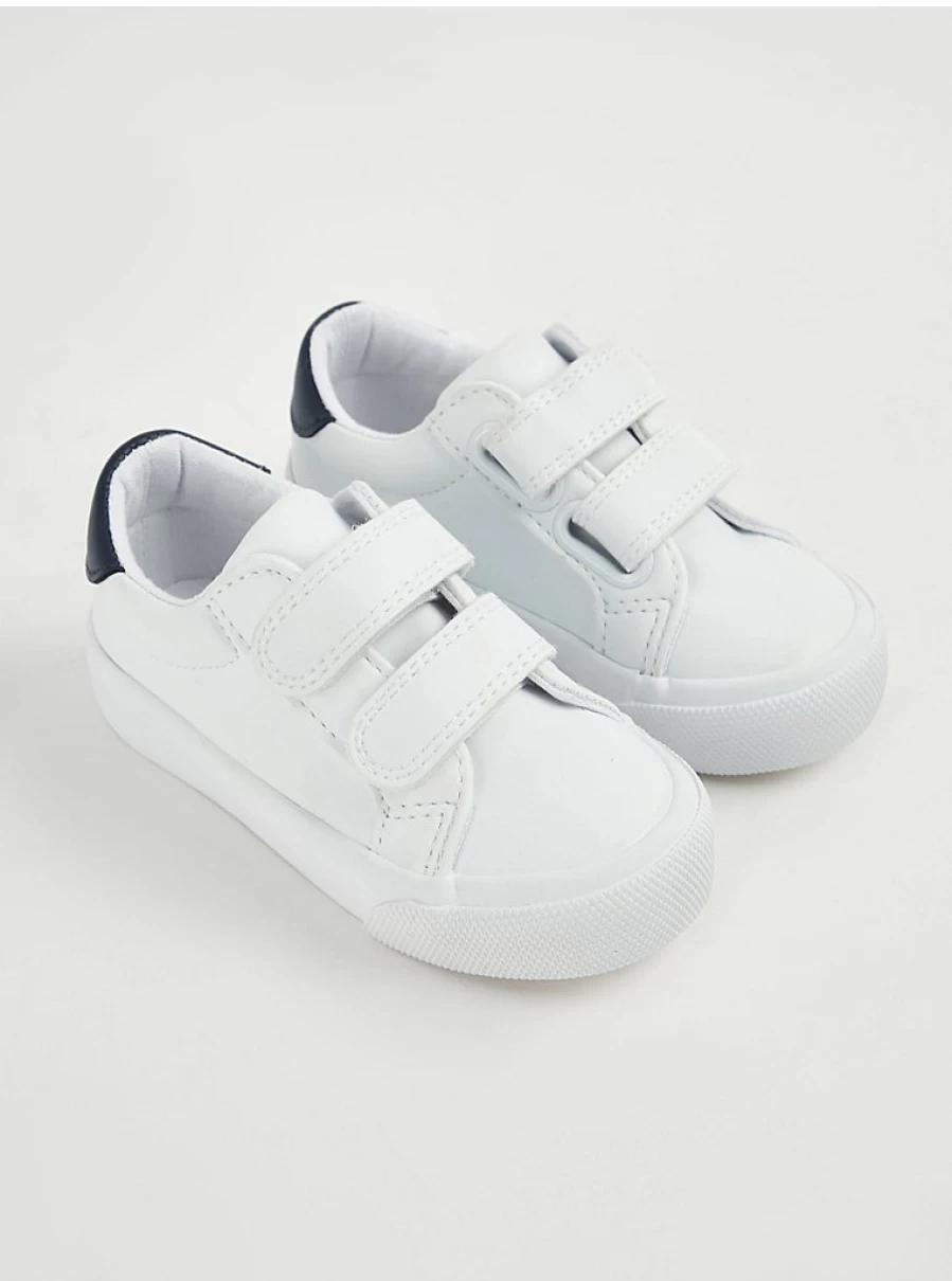 George at Asda Boys' White Double Strap Cupsole Trainers – Comfortable Kids Sneakers Review
