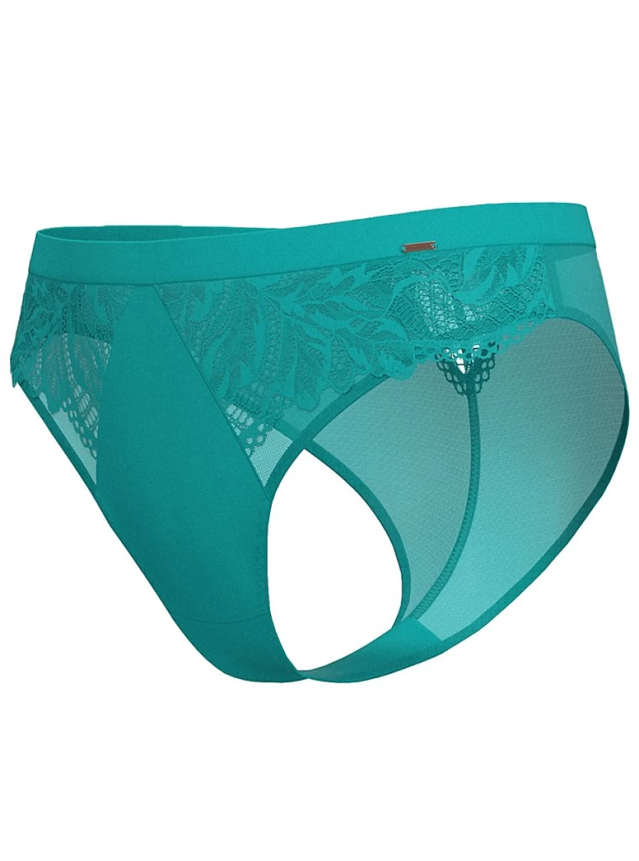 "George at Asda Entice Teal Floral Lace Brazilian Knickers | Women's Lingerie Review"
