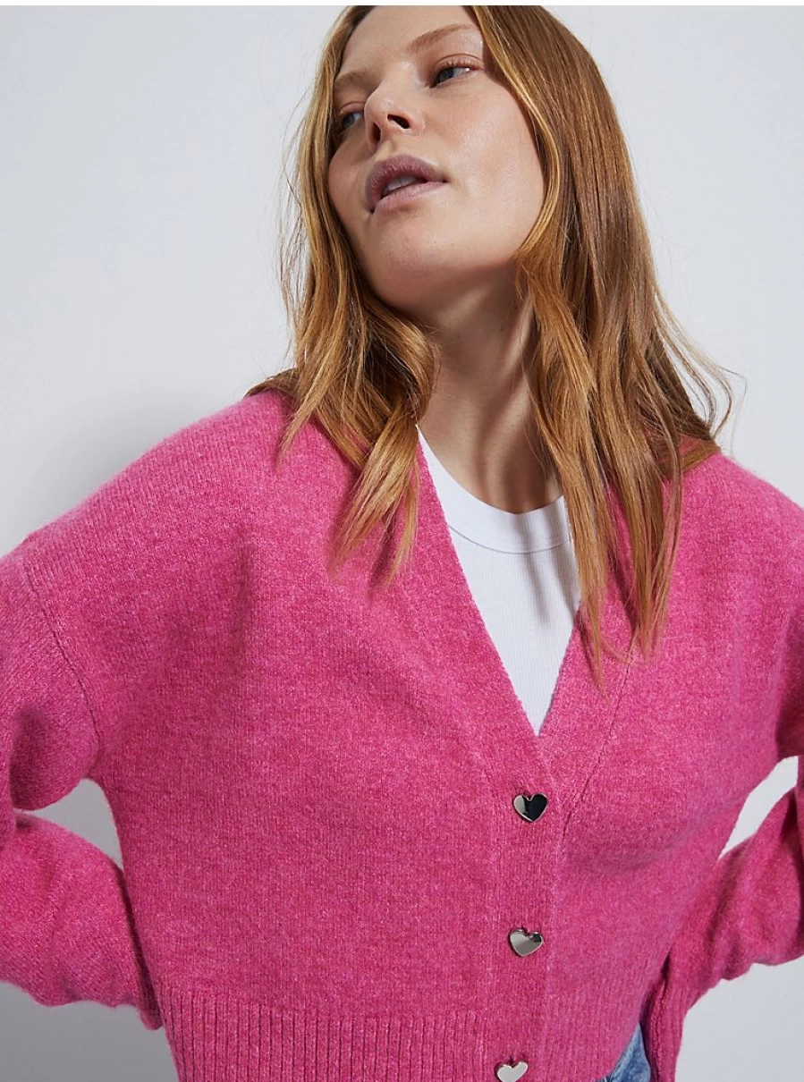 "George at Asda Women's G21 Pink Cropped Cardigan Review: Stylish & Comfortable"
