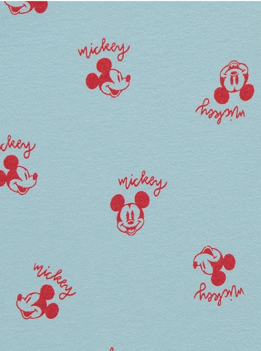 George at Asda Baby Boys' & Girls' Disney Mickey Mouse Short Sleeve Bodysuits 7-Pack - Soft Cotton Onesies for Infants