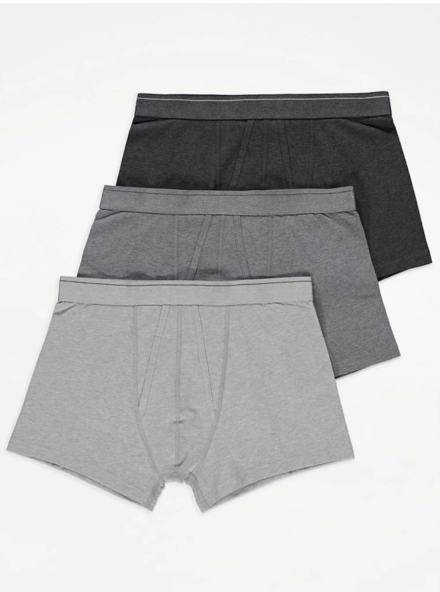 "George at Asda Boys' Grey A-Front Trunks 3-Pack Underwear Review"