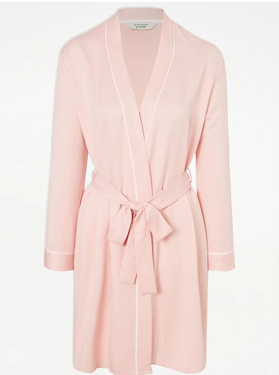 "George at Asda Pink Maid of Honour Dressing Gown - Women's Lingerie & Bridal Robe Review"