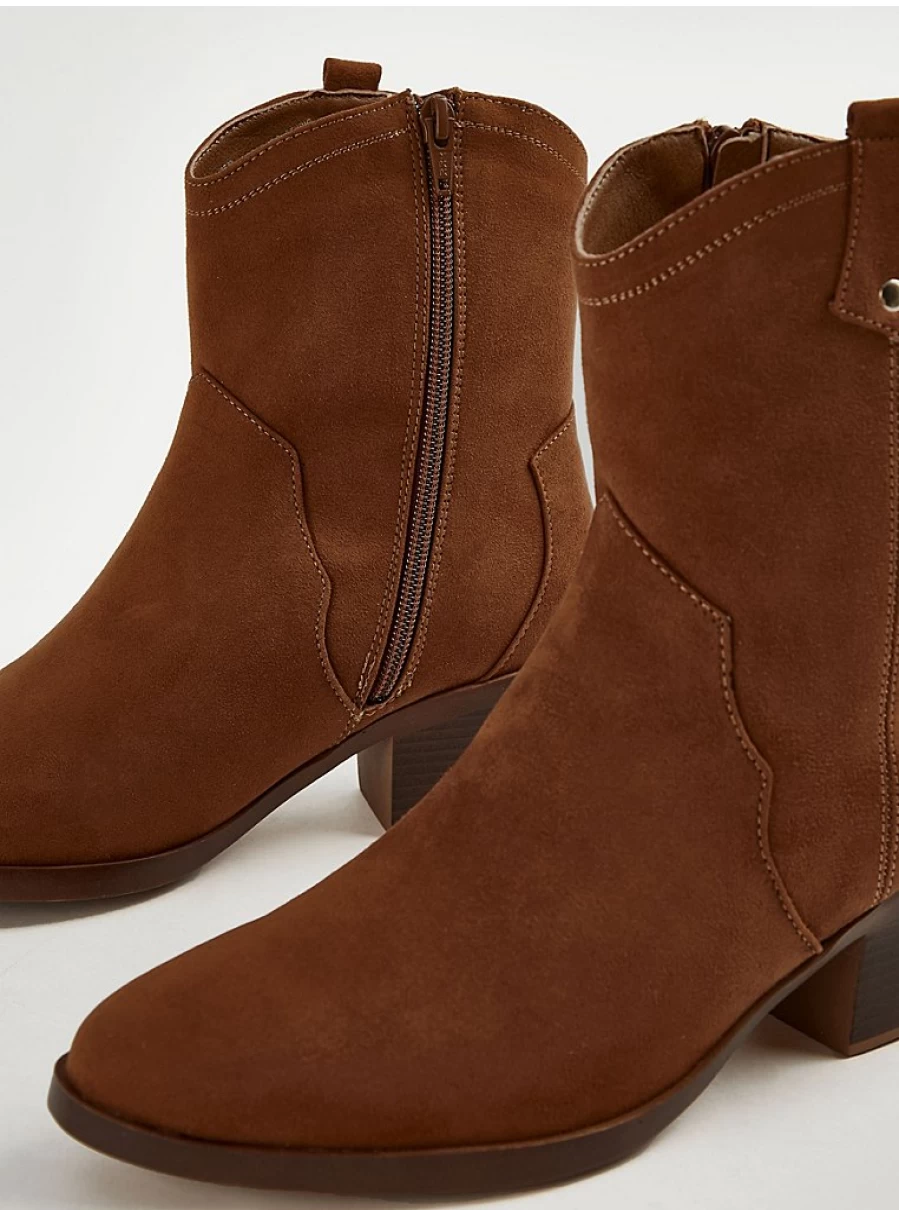 Women's Tan Western Boots by George at Asda | Comfort & Style Review