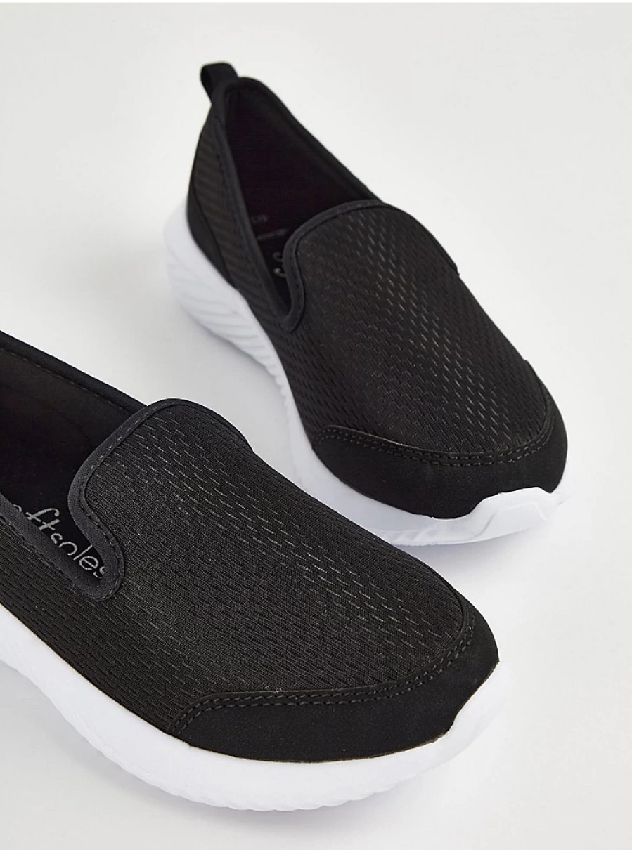 "George at Asda Women's Black Slip-On Comfort Trainers | Review & Features"