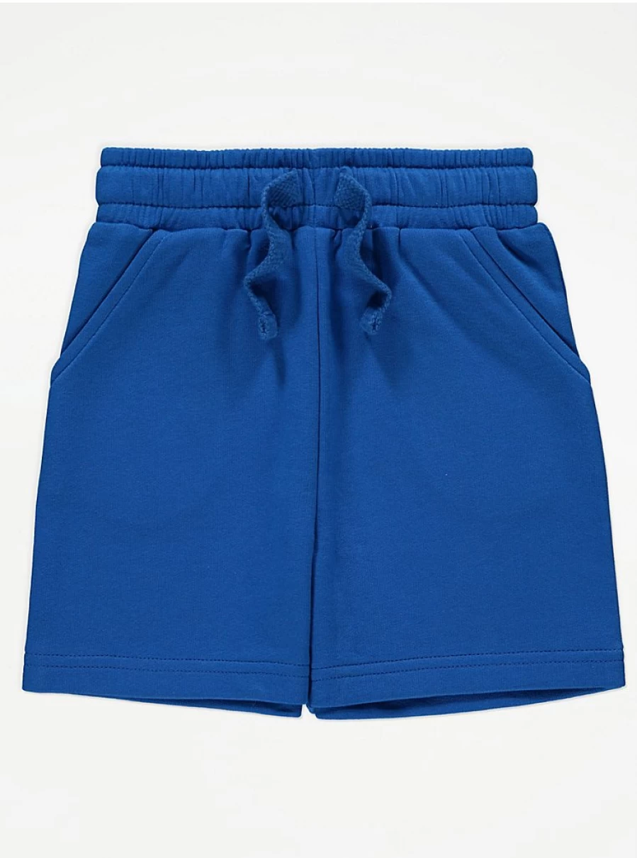 "George at Asda Boys' Cobalt Blue Jersey Shorts – Comfortable Kids' Shorts Review"