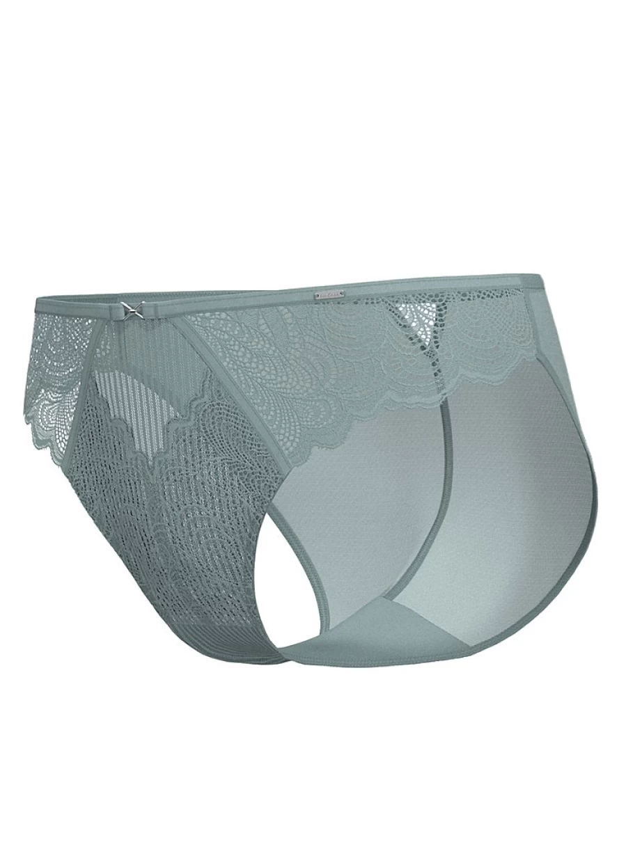 "Sage Green Scallop Lace Thong | Entice Lingerie Collection | George at Asda"