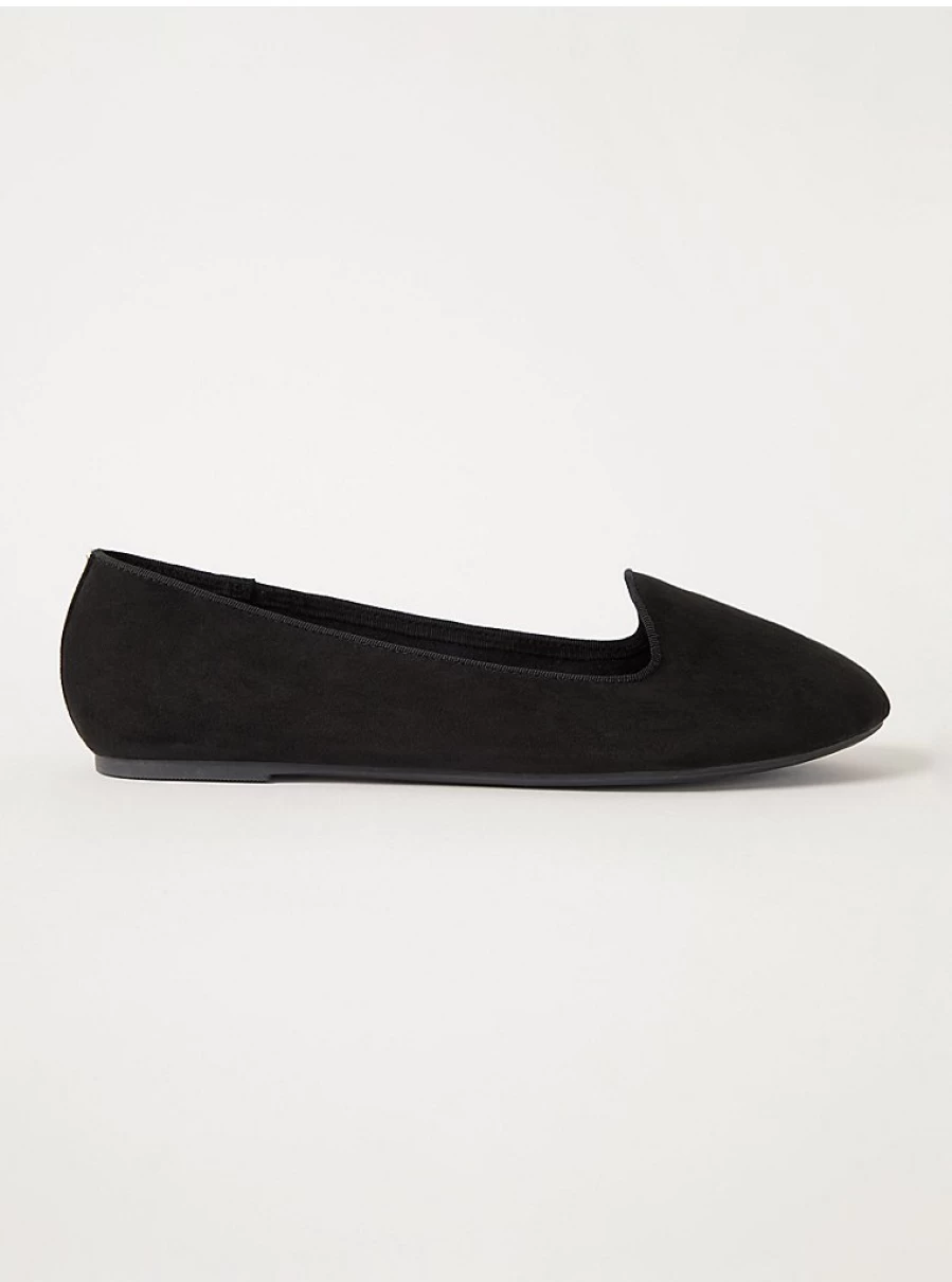 "George at Asda Women's Black Canvas Ballet Flats – Comfortable & Stylish Dance Shoes Reviews"