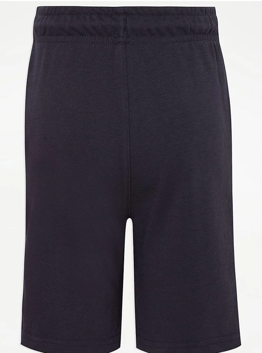 "George at Asda Boys' Navy School Shorts 2-Pack – Comfortable Uniform Shorts for Kids"