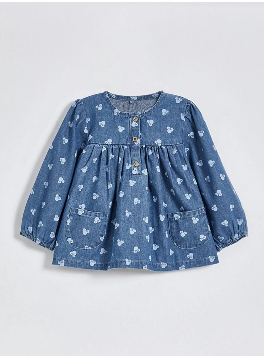 Disney Minnie Mouse Denim Blouse and Leggings Set for Kids by George at Asda | Cute Outfit Review