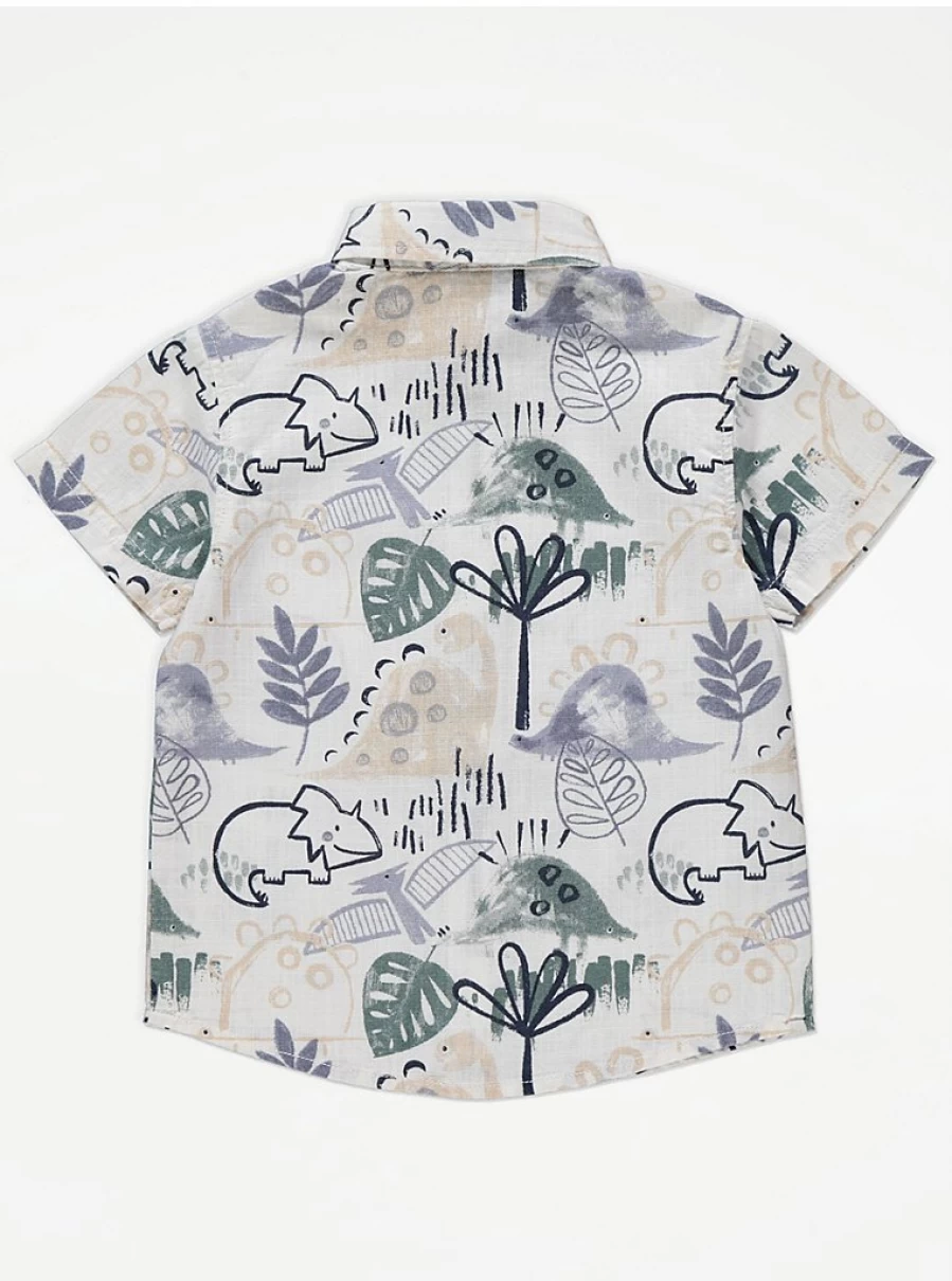 George at Asda Boys' Dinosaur Print Short Sleeve T-Shirt - Kids Graphic Tee Review