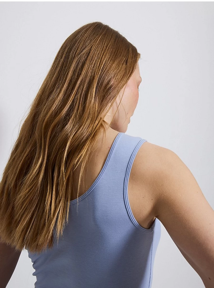 "George at Asda Women's Light Blue Basic Jersey Vest – Comfort & Style"