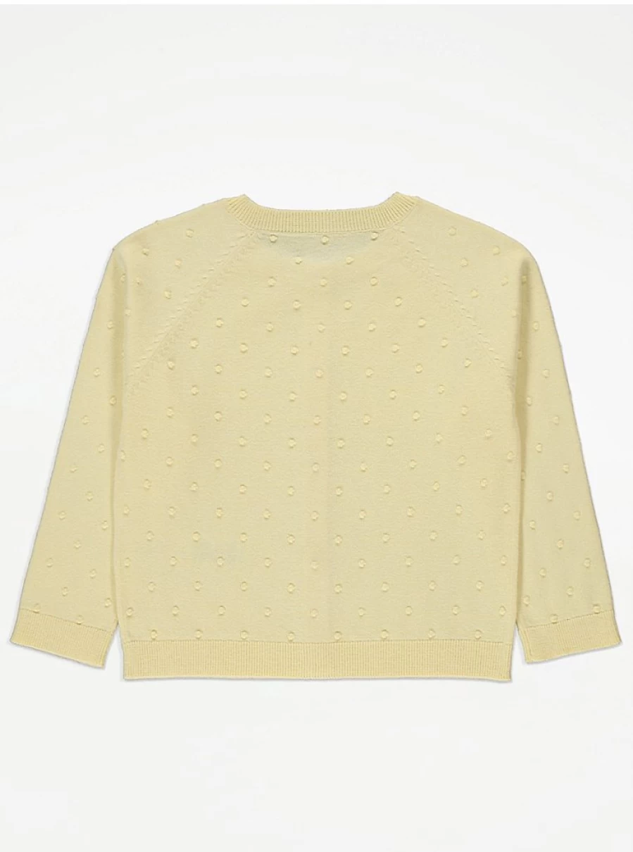"George at Asda Kids Yellow Bobble Cardigan Review: Cozy & Stylish Knitwear"
