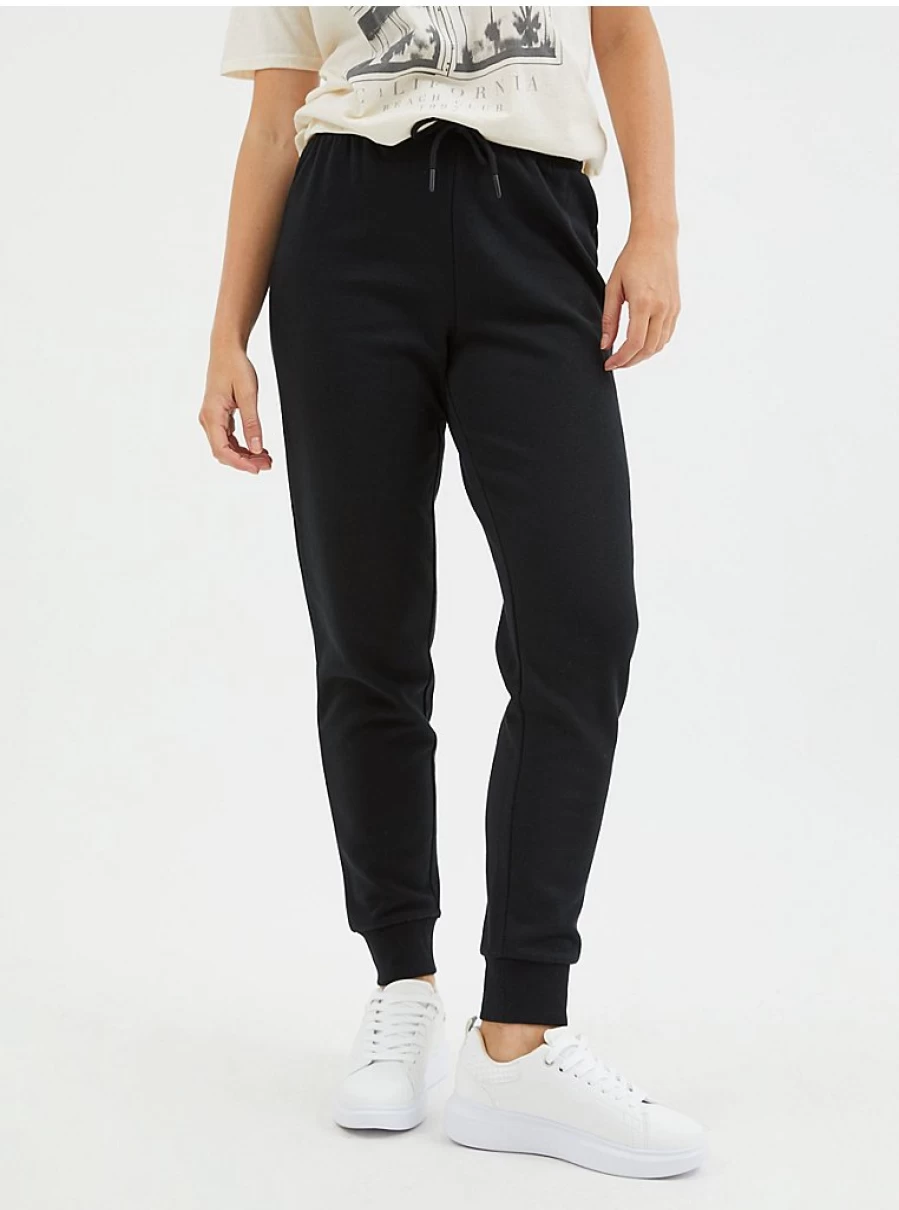"Women's Black Fleece-Lined Joggers by George at Asda | Comfort & Warmth"
