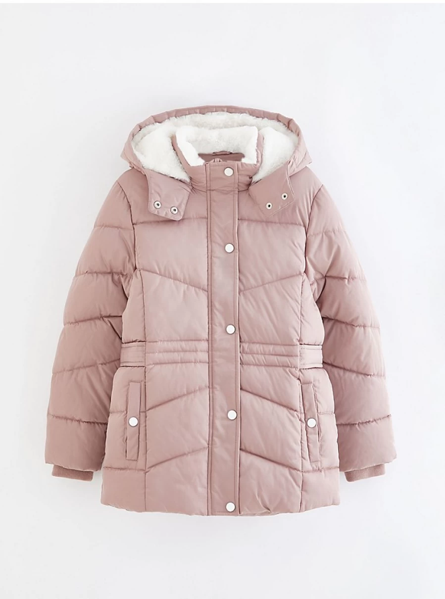 "George at Asda Kids Pink Hooded Padded Coat - Warm Winter Jacket Review"